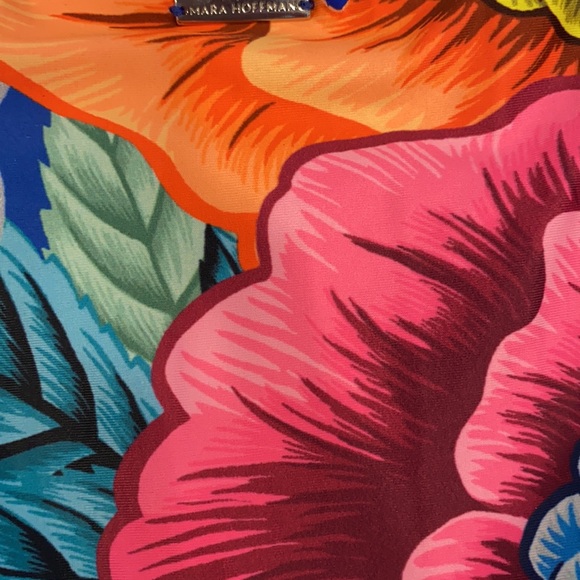 Mara Hoffman Strapless Flora Bathing Suit - Picture 9 of 10